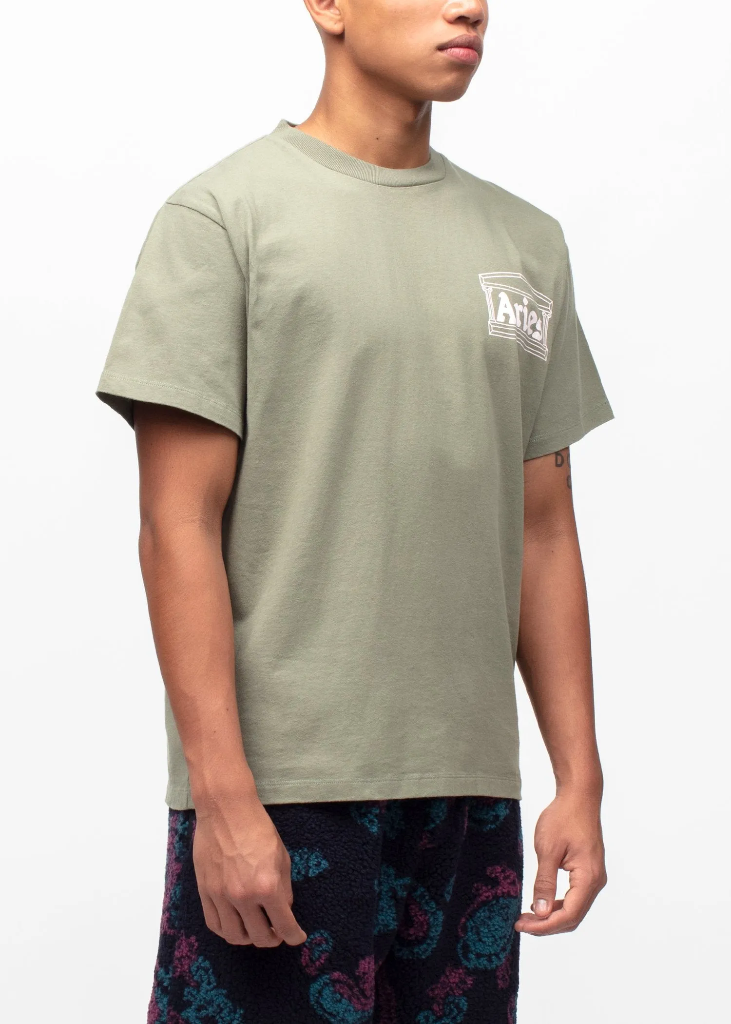 ARIES: CLASSIC TEMPLE TEE [KHAKI]