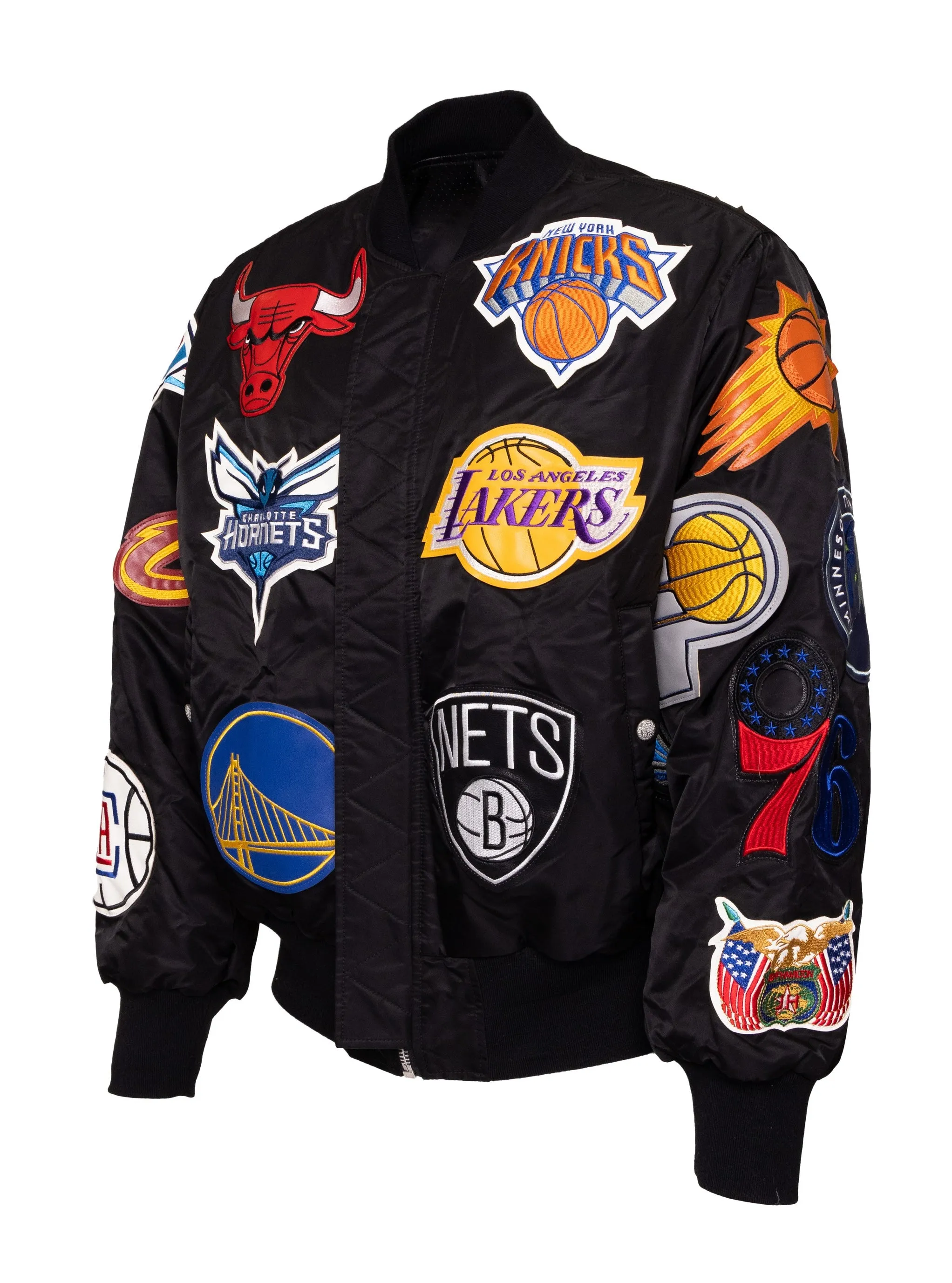 ATLANTA HAWKS x NBA COLLAGE REVERSIBLE BOMBER COLOR