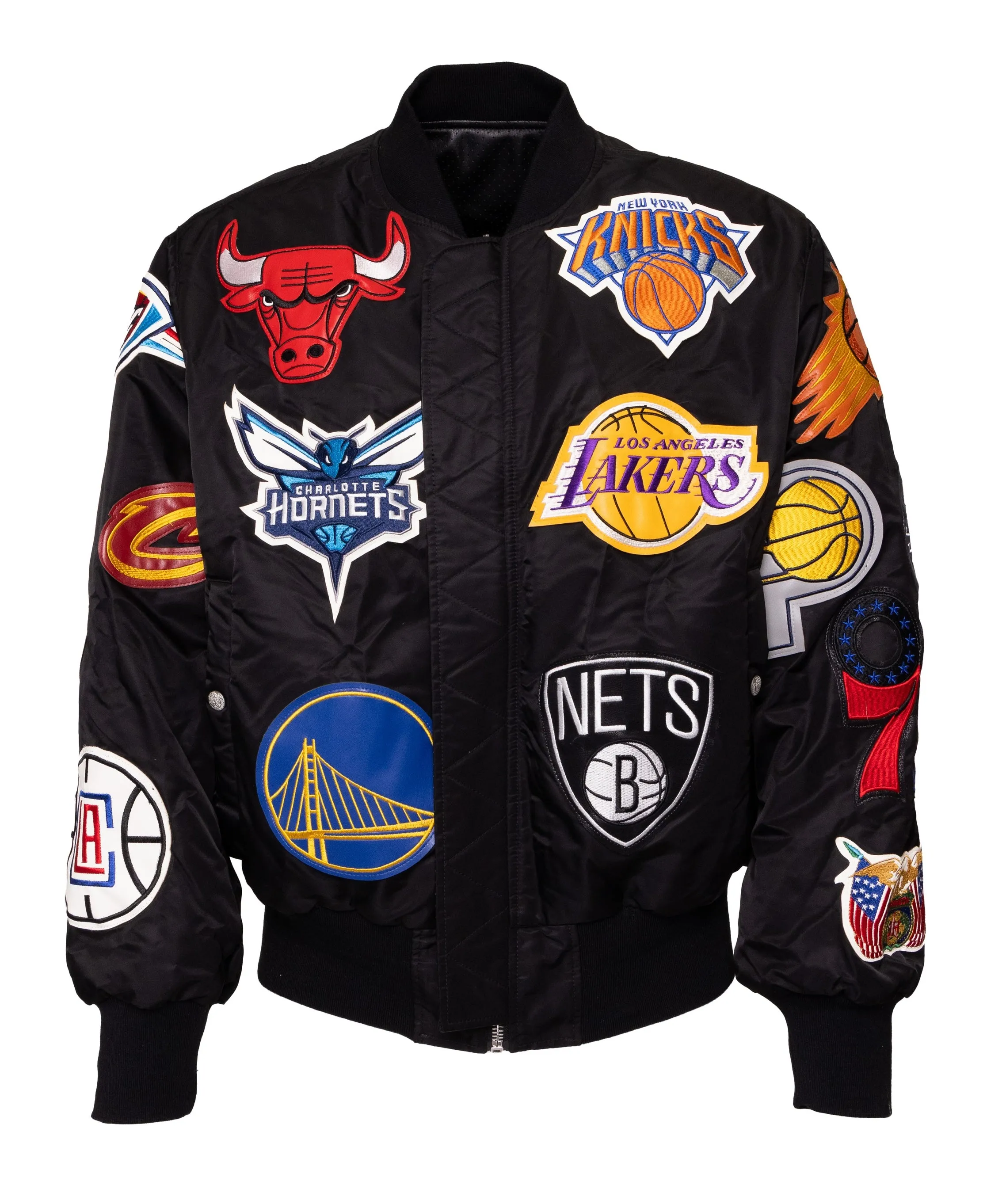 ATLANTA HAWKS x NBA COLLAGE REVERSIBLE BOMBER COLOR