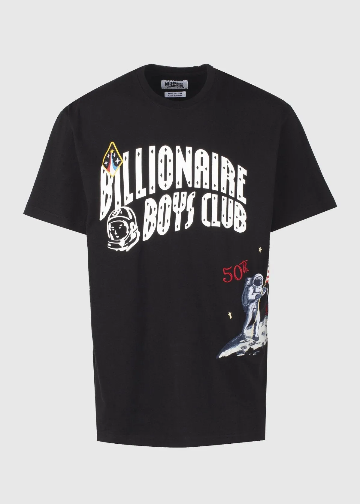 BILLIONAIRE BOYS CLUB: MOONWALK SS TEE [BLACK]