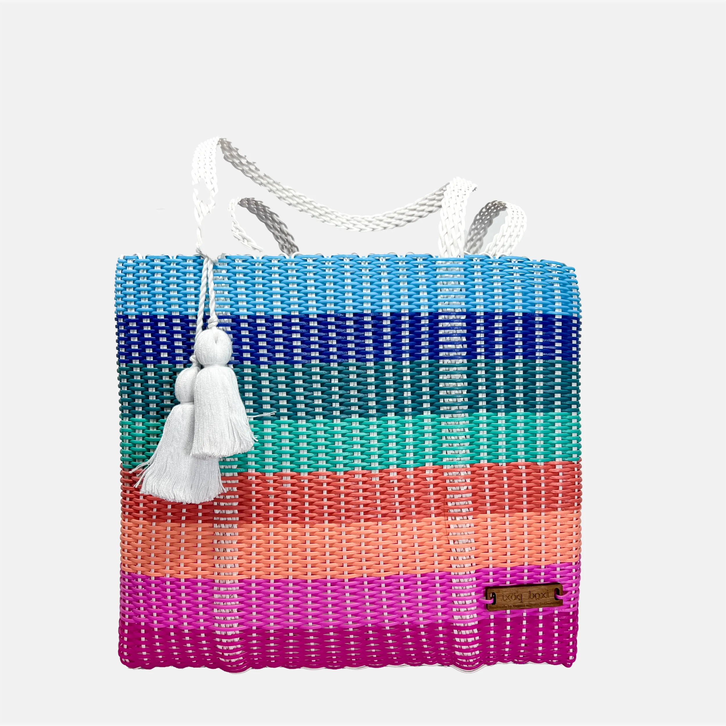 cesta tote ~ medium ~ multistriped ~ unlined