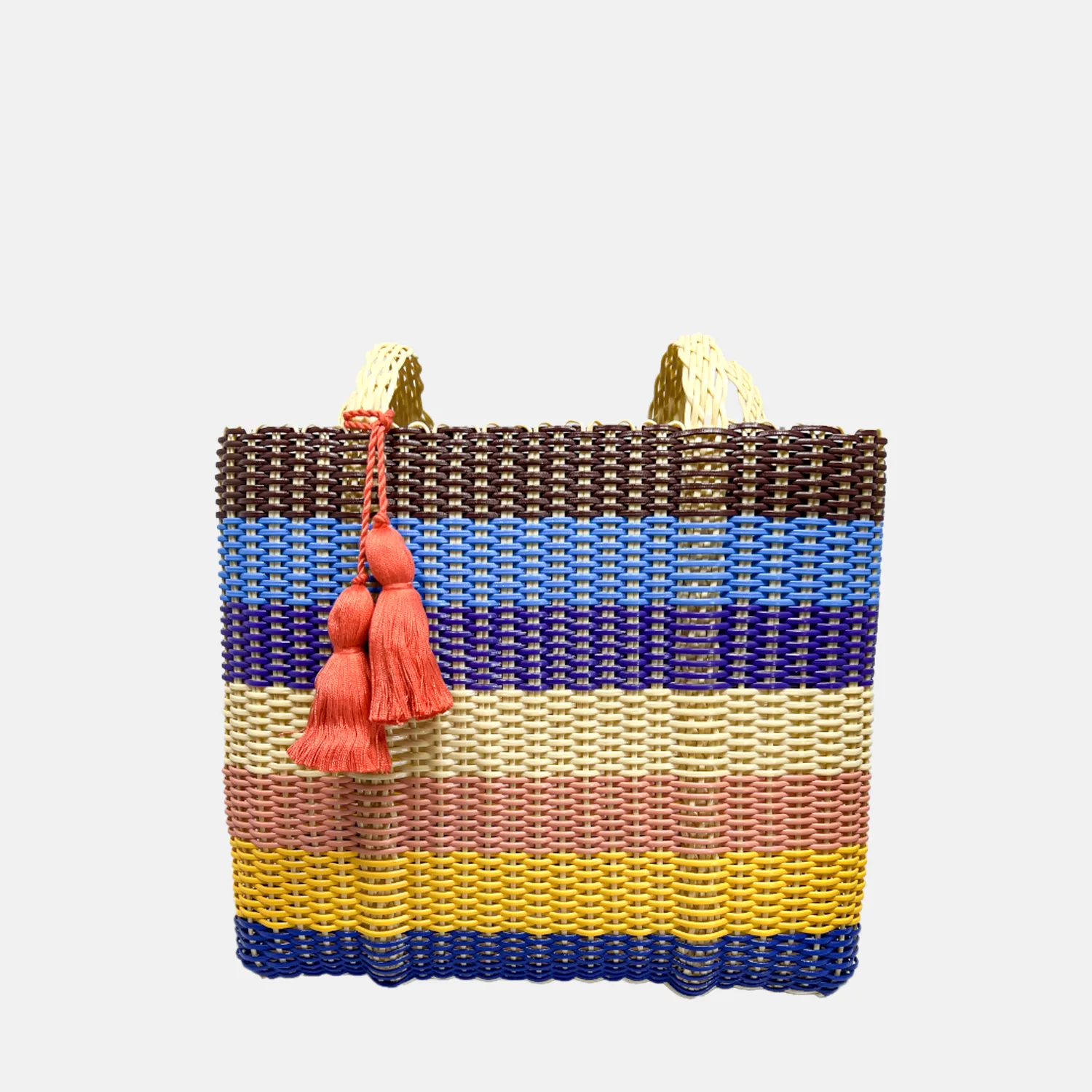 cesta tote ~ medium ~ multistriped ~ unlined