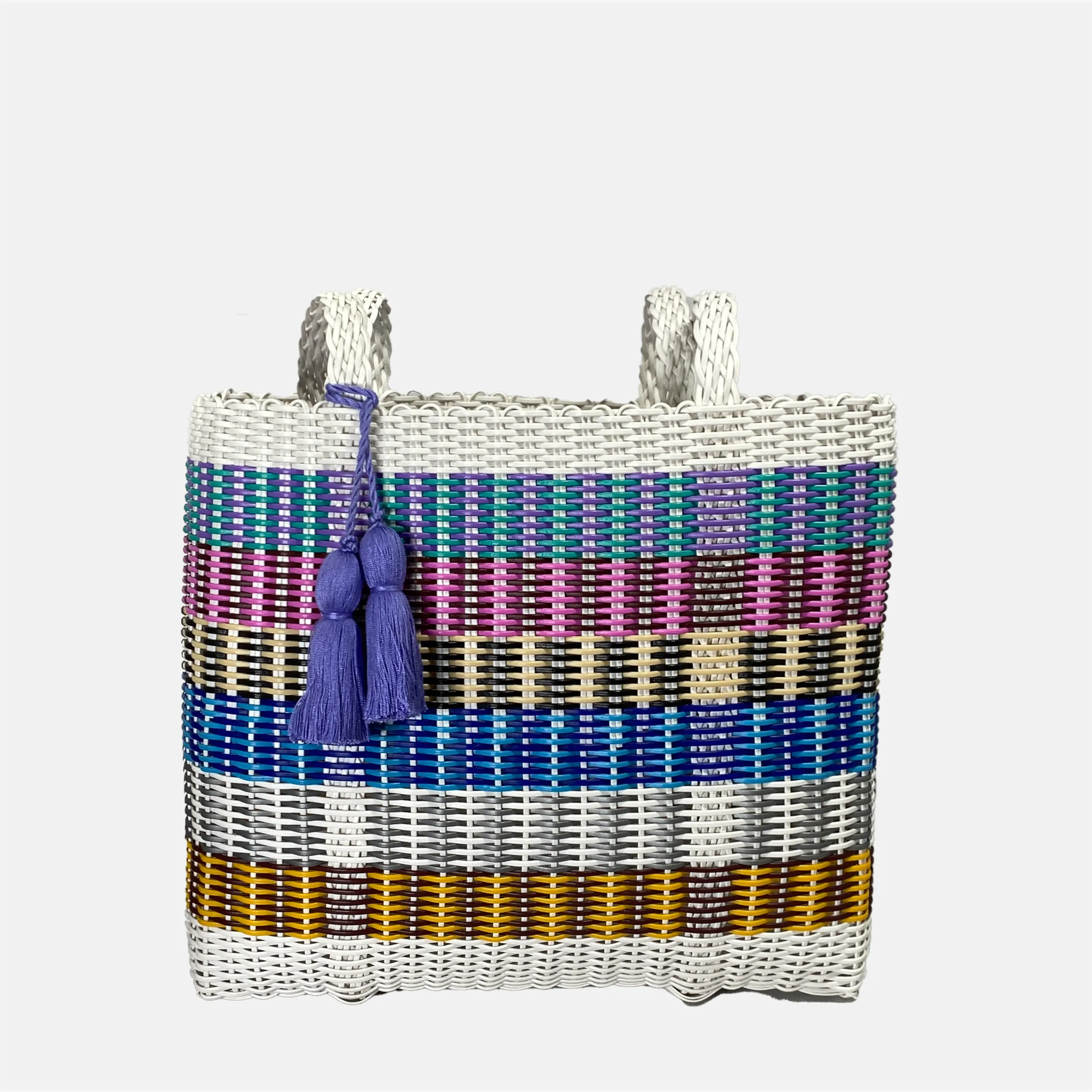 cesta tote ~ medium ~ multistriped ~ unlined