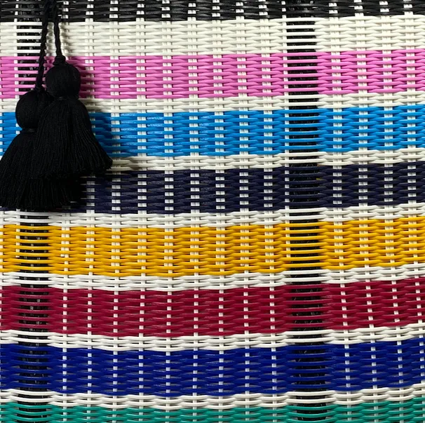 cesta tote ~ medium ~ multistriped ~ unlined