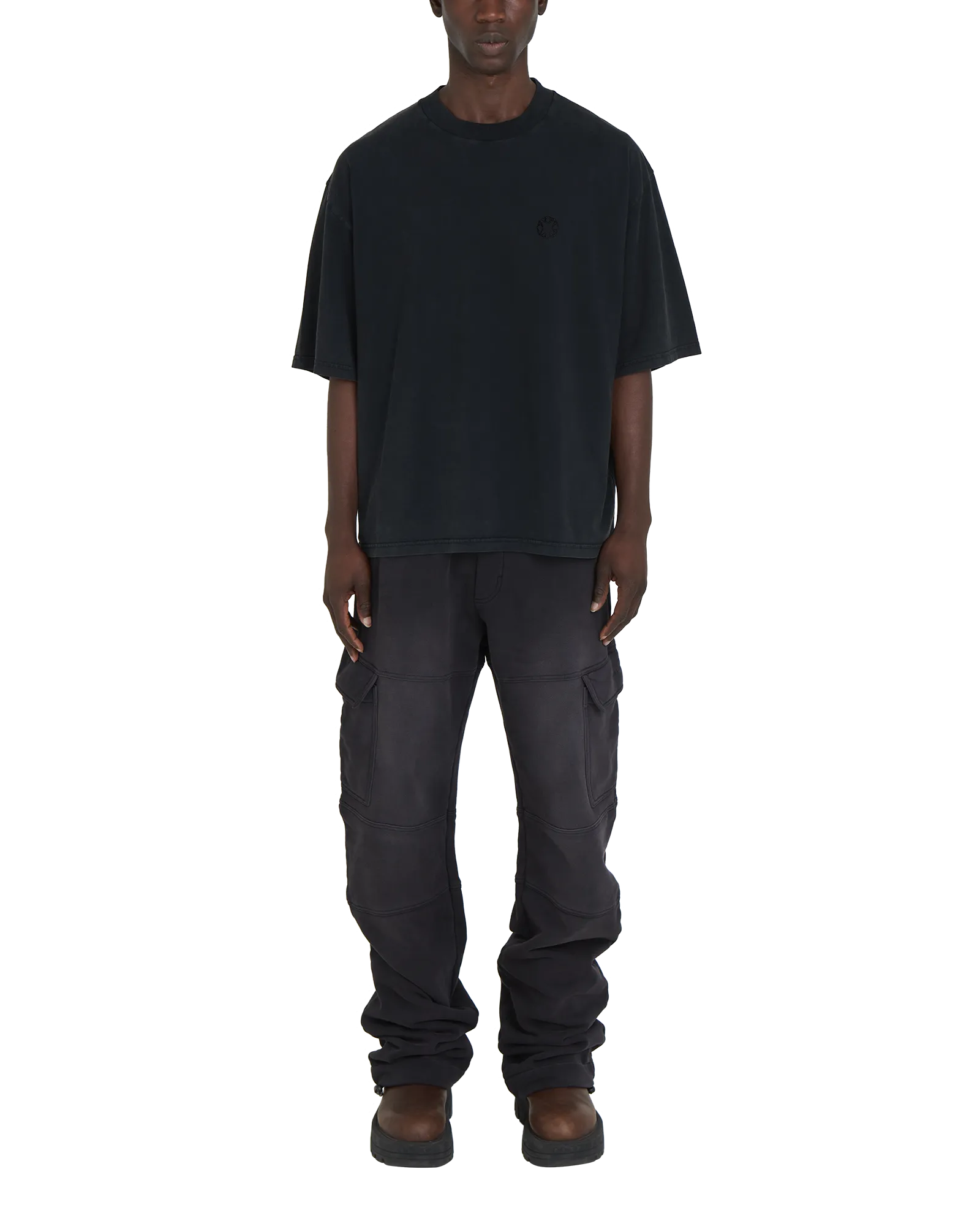 CHARCOAL GREY OVERSIZED T-SHIRT