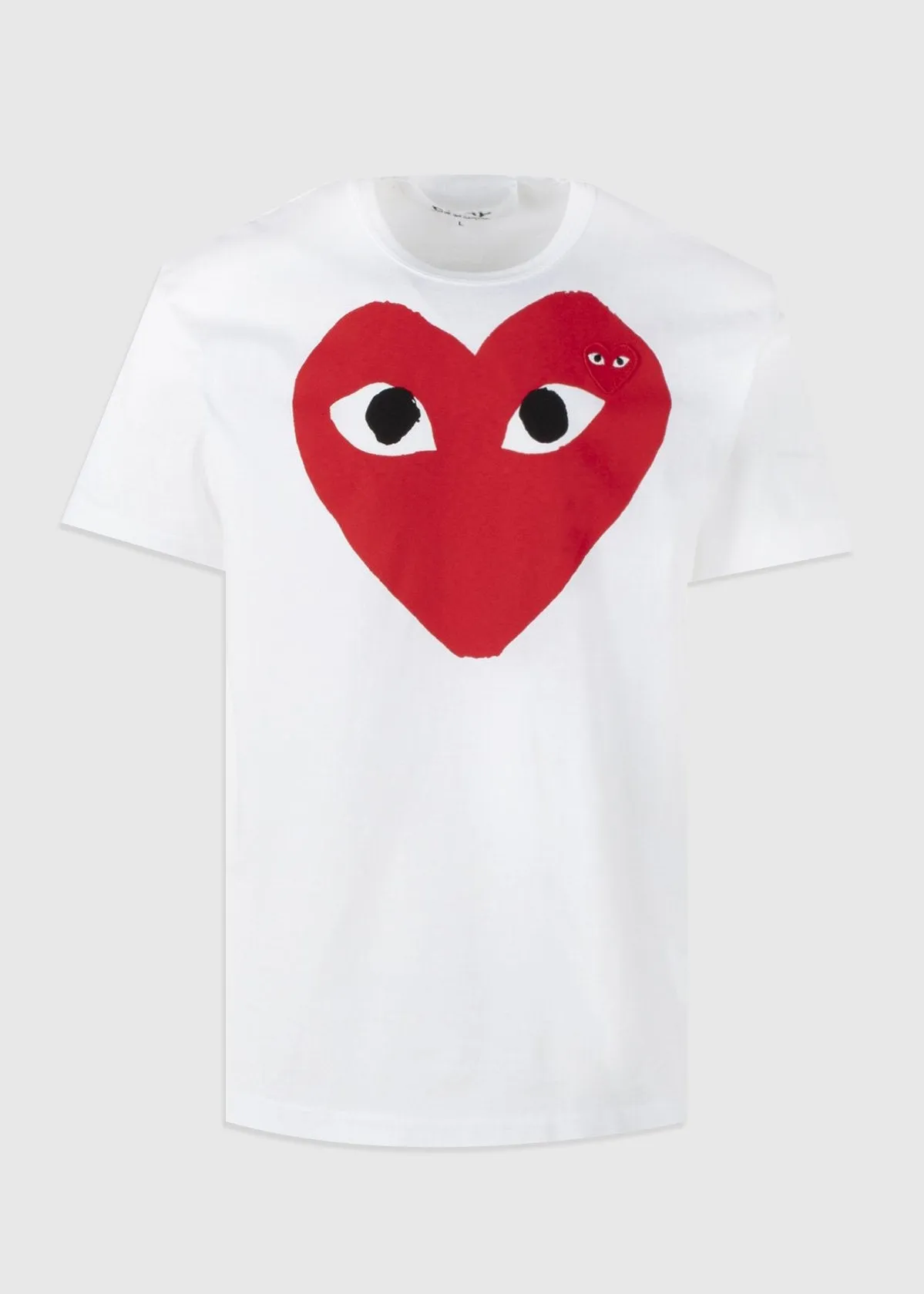 COMME DES GARCONS PLAY: PLAY SS TEE [WHITE]
