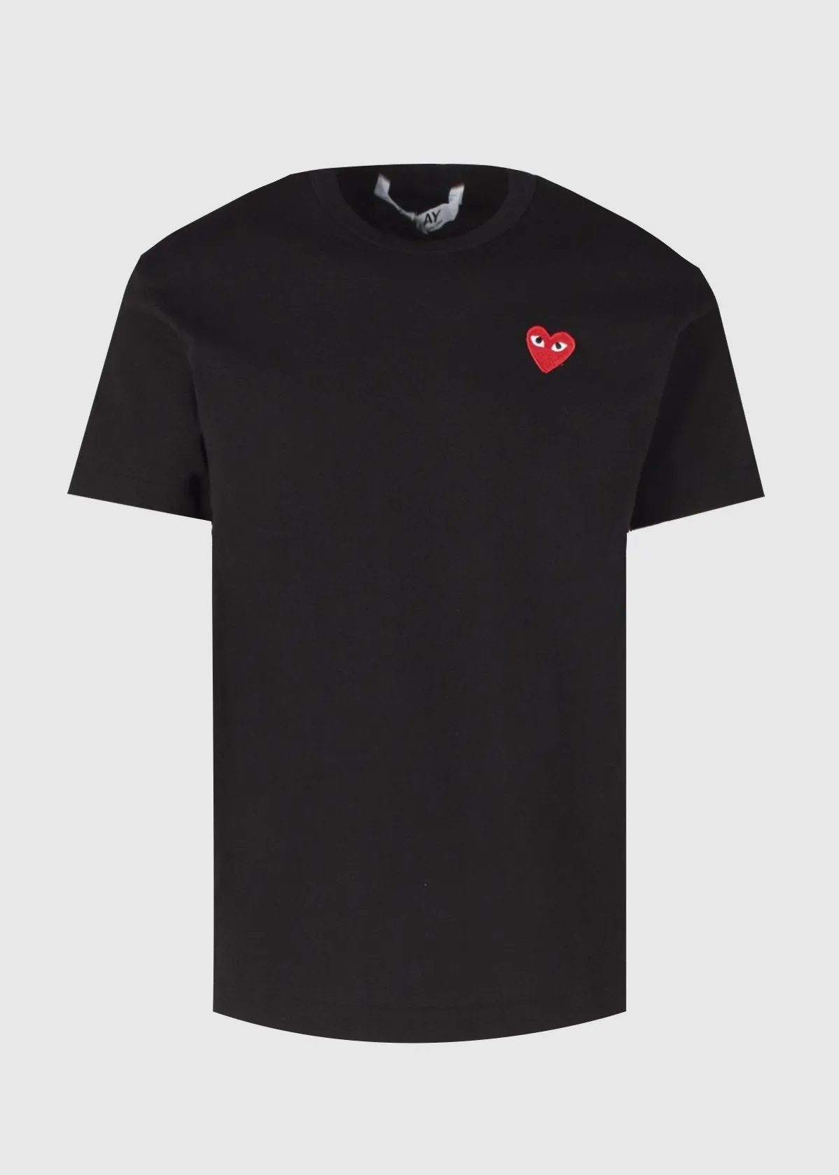COMME DES GARÇONS PLAY: PLAY SS TEE [BLACK]