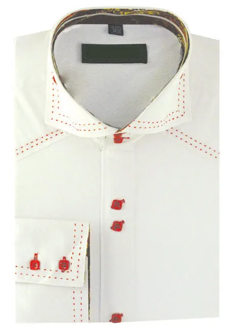 Fortino Landi AH603-WH Mens Shirt