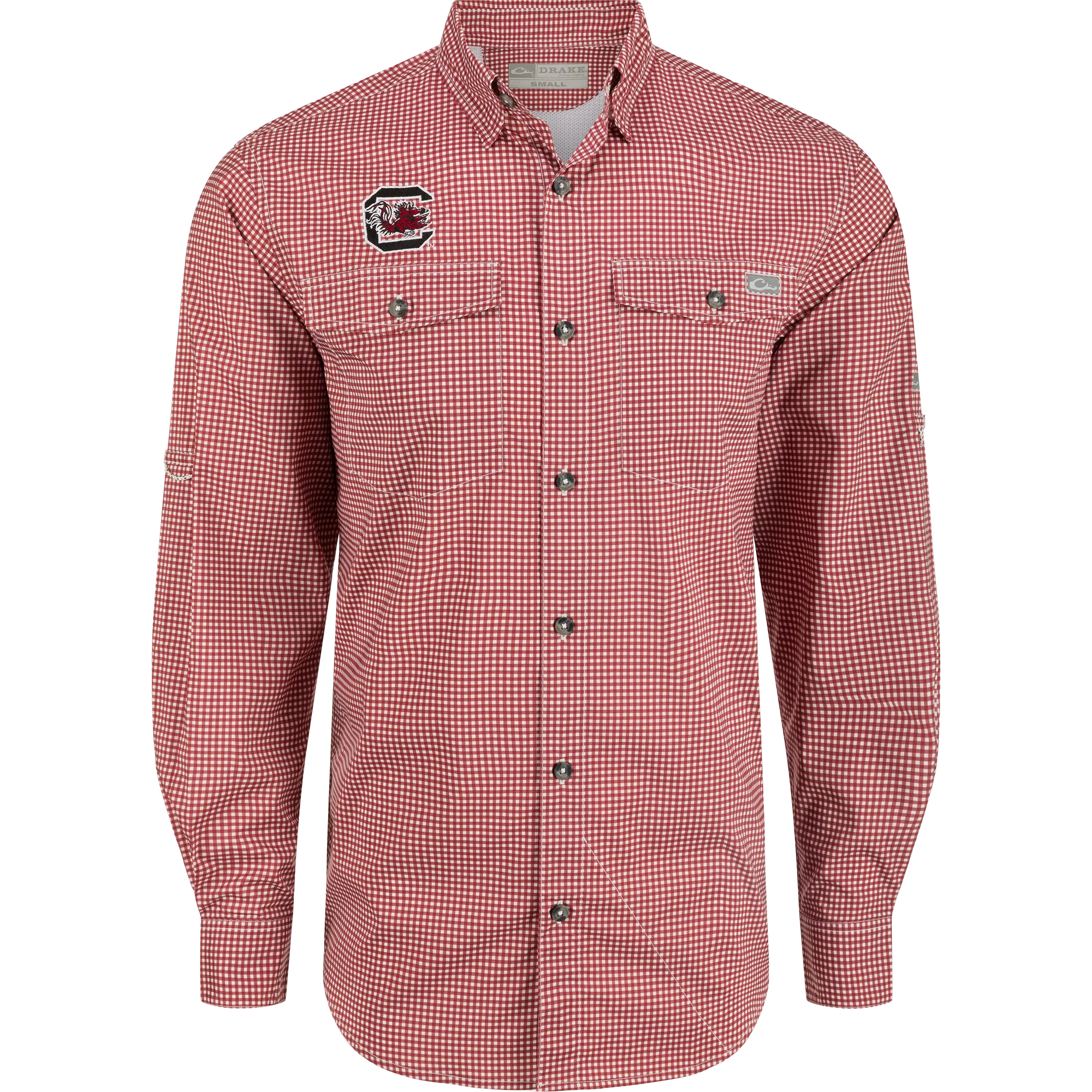 South Carolina Frat Gingham Long Sleeve Shirt